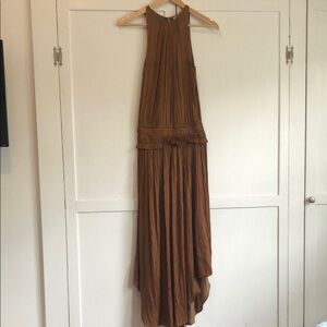 Ramey Brook Elegant Brown Drop Waist Dress Size XS